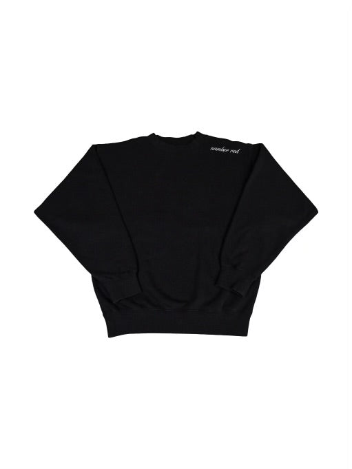 NR Oversized Cursive Shoulder Crewneck